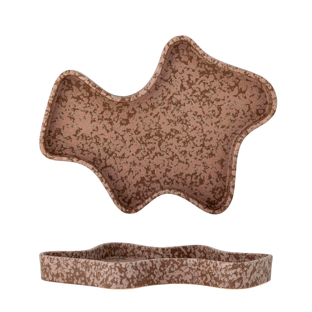Bloomingville decoratie schaal Lakey (29x22x3 cm)