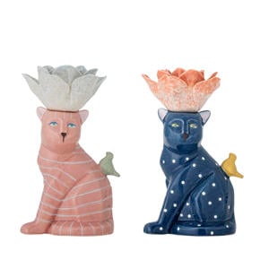 kandelaar Eri (set van 2) (9.5x9x17 cm)