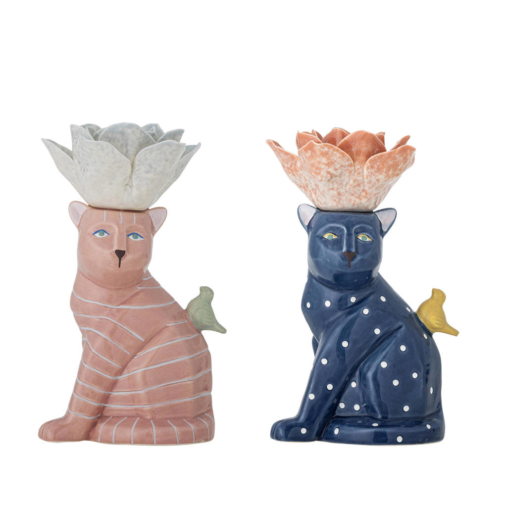 Bloomingville kandelaar Eri (set van 2) (9.5x9x17 cm)