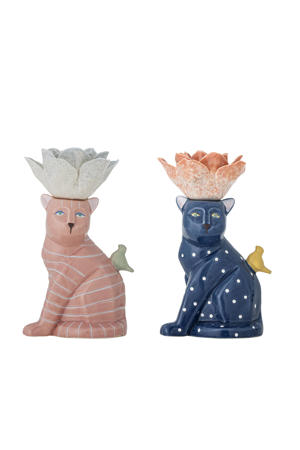kandelaar Eri (set van 2) (9.5x9x17 cm) 