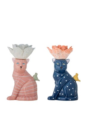kandelaar Eri (set van 2) (9.5x9x17 cm)