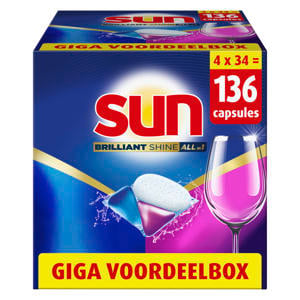 All-in 1 vaatwascapsules - 4 x 34 capsules