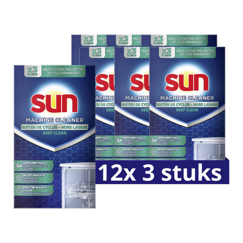 Sun Buiten De Cyclus machinereiniger - 12 x 3 doses afbeelding