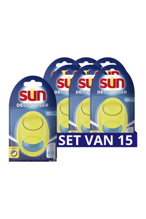 Citroen vaatwasmachine verfrisser - 15 stuks