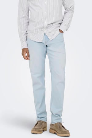 ONSWEFT regular fit jeans  Light Blue Bleached Denim