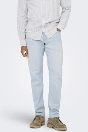 ONSWEFT regular fit jeans  Light Blue Bleached Denim