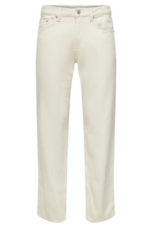 ONSEDGE straight leg jeans ecru
