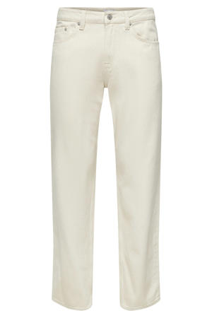 ONSEDGE straight leg jeans ecru