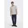 ONLY & SONS relaxed gestreepte T-shirt wit