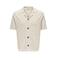 ONLY & SONS regular casual overhemd met ingebreid patroon beige