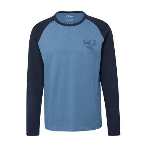 s.Oliver longsleeve blauw afbeelding