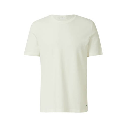 s.Oliver regular T-shirt wit afbeelding