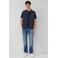 s.Oliver regular T-shirt donkerblauw