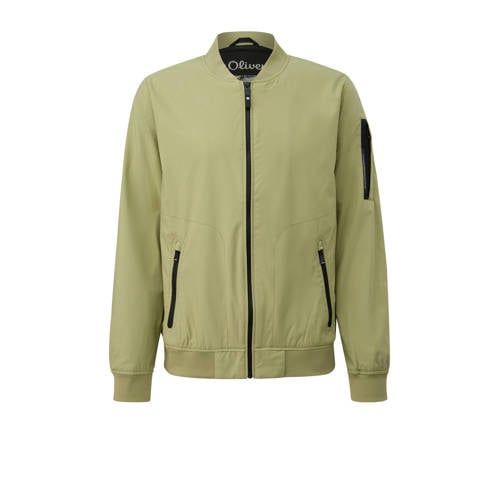 s.Oliver baseball jacket groen afbeelding