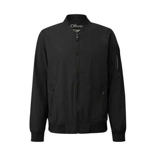 s.Oliver baseball jacket zwart afbeelding