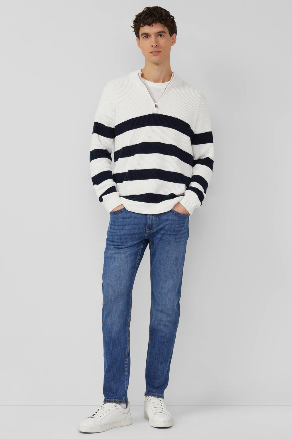 s.Oliver slim fit jeans blauw
