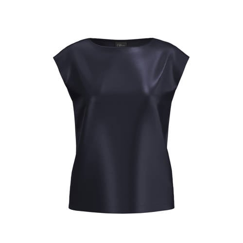 s.Oliver BLACK LABEL top marineblauw afbeelding