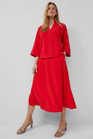 midi rok rood