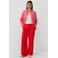s.Oliver BLACK LABEL straight regular waist broek rood