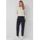 s.Oliver BLACK LABEL slim regular waist casual broek marineblauw