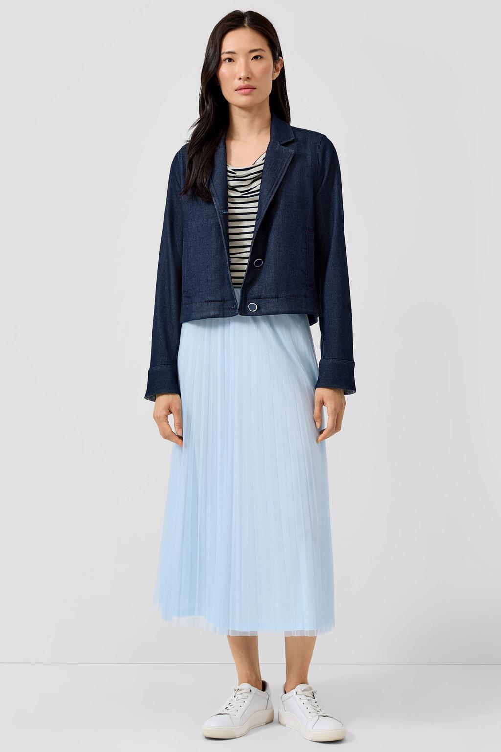 s.Oliver BLACK LABEL gestreepte top ecru