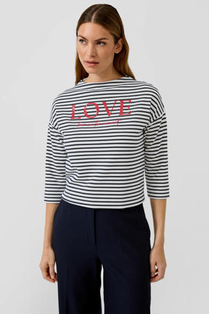 s.Oliver BLACK LABEL T-shirt print - ecru/crème