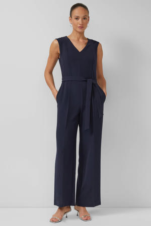 Getailleerd jumpsuit donkerblauw