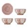 Bloomingville kom Saul (set van 4) (Ø12,5 cm)
