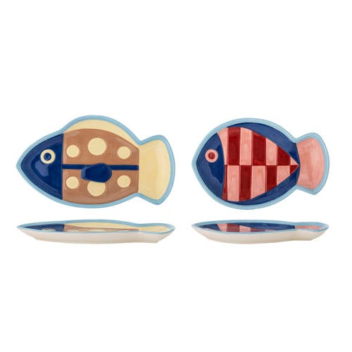 Bloomingville ontbijtbord Willy (set van 2) (Ø23 cm) afbeelding
