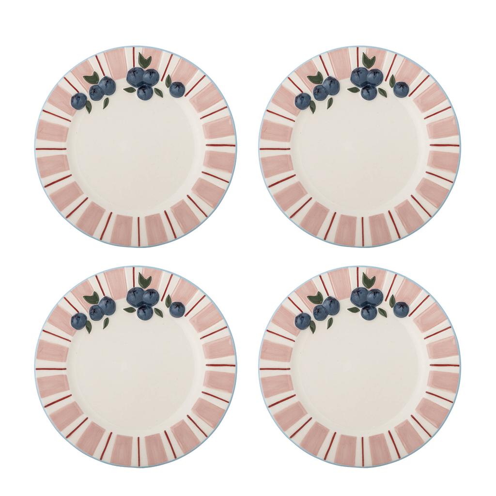 Bloomingville ontbijtbord Carry (Ø20,5 cm) (set van 4)