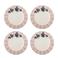 Bloomingville ontbijtbord Carry (Ø20,5 cm) (set van 4)
