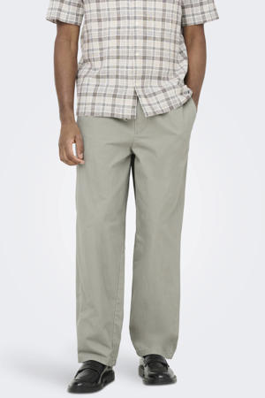 ONSTIMES loose casual broek lichtgroen