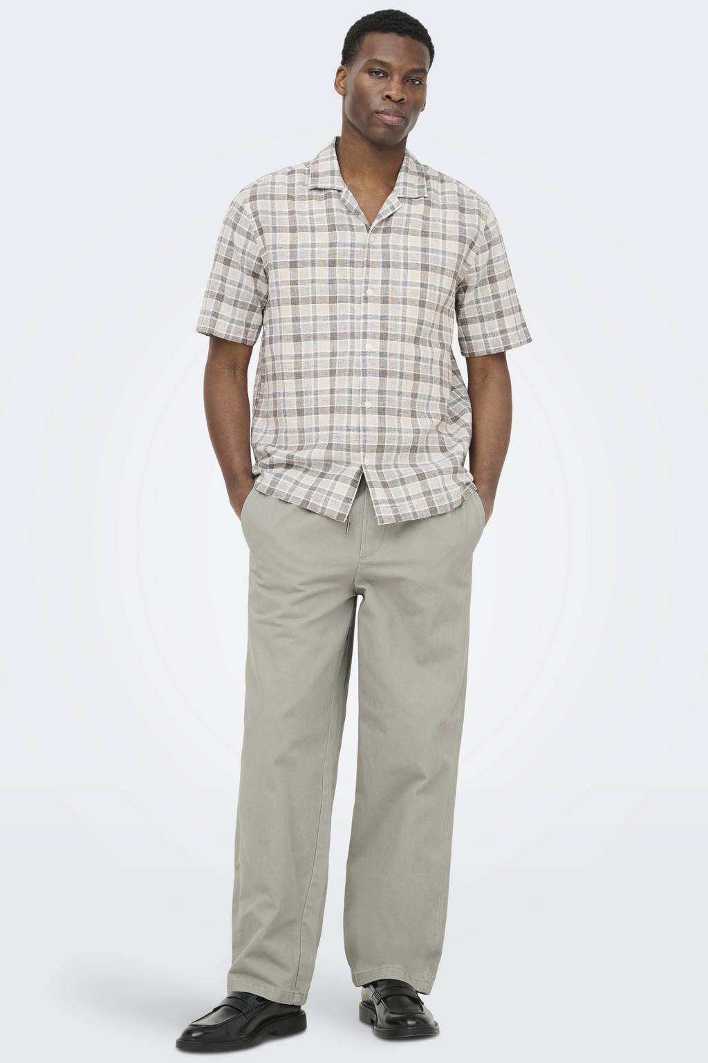 ONLY & SONS ONSTIMES loose casual broek lichtgroen
