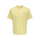 ONLY & SONS relaxed T-shirt met backprint geel