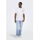 ONLY & SONS relaxed T-shirt met backprint wit