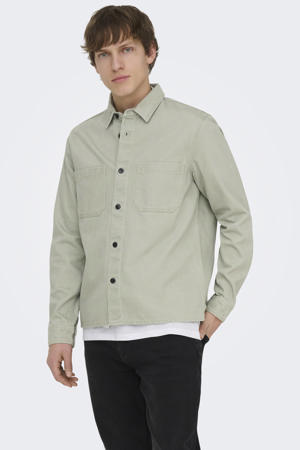overshirt lichtgroen