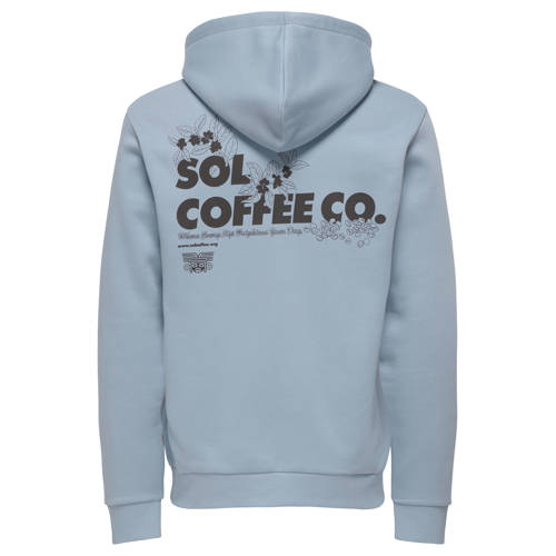 ONLY & SONS hoodie met backprint blauw afbeelding