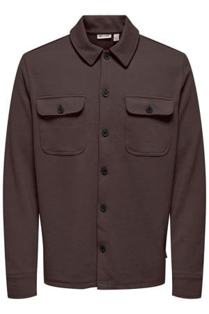 overshirt donkerbruin