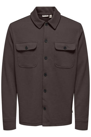 overshirt donkerbruin
