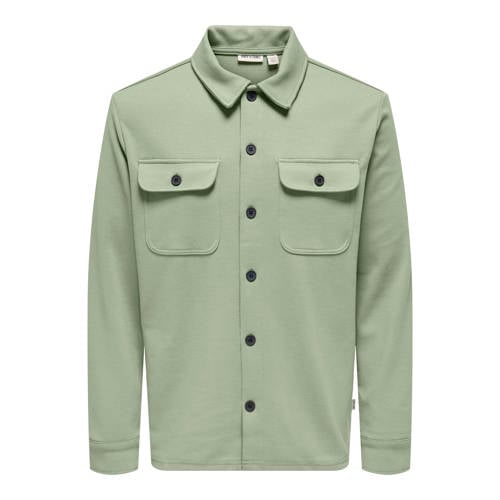 ONLY & SONS overshirt groen afbeelding