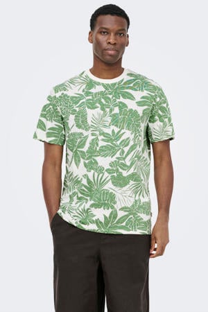 regular T-shirt groen
