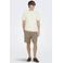 ONLY & SONS regular T-shirt gebreid ecru
