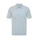 ONLY & SONS regular polo fijn gebreid lichtblauw
