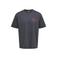 ONLY & SONS relaxed T-shirt met backprint antraciet