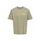 ONLY & SONS relaxed T-shirt met backprint groen