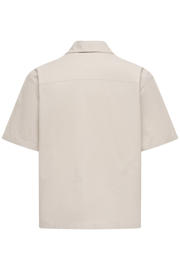 thumbnail: ONLY & SONS regular casual overhemd ecru