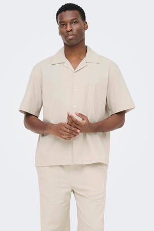 regular casual overhemd ecru