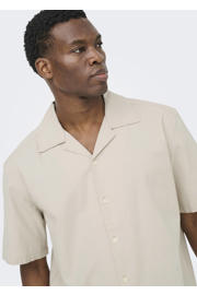 thumbnail: ONLY & SONS regular casual overhemd ecru