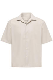 thumbnail: ONLY & SONS regular casual overhemd ecru