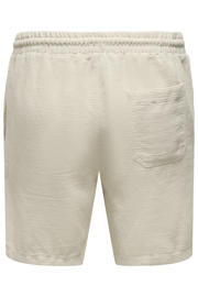 thumbnail: ONLY & SONS ONSTREV regular casual short beige met textuur